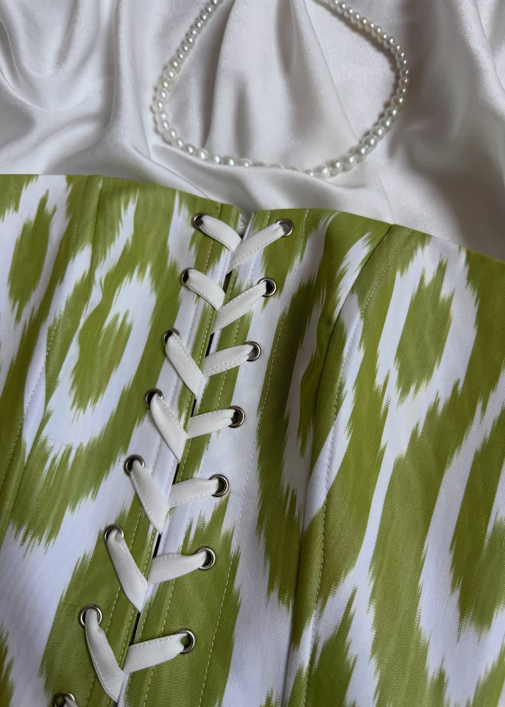 Korsett „Green Ikat Breeze“