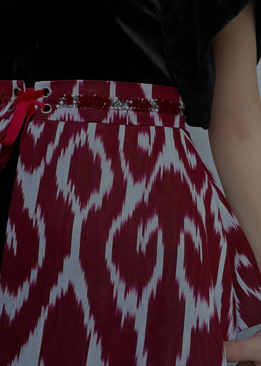 Baske aus traditionellem Ikat (Handarbeit)