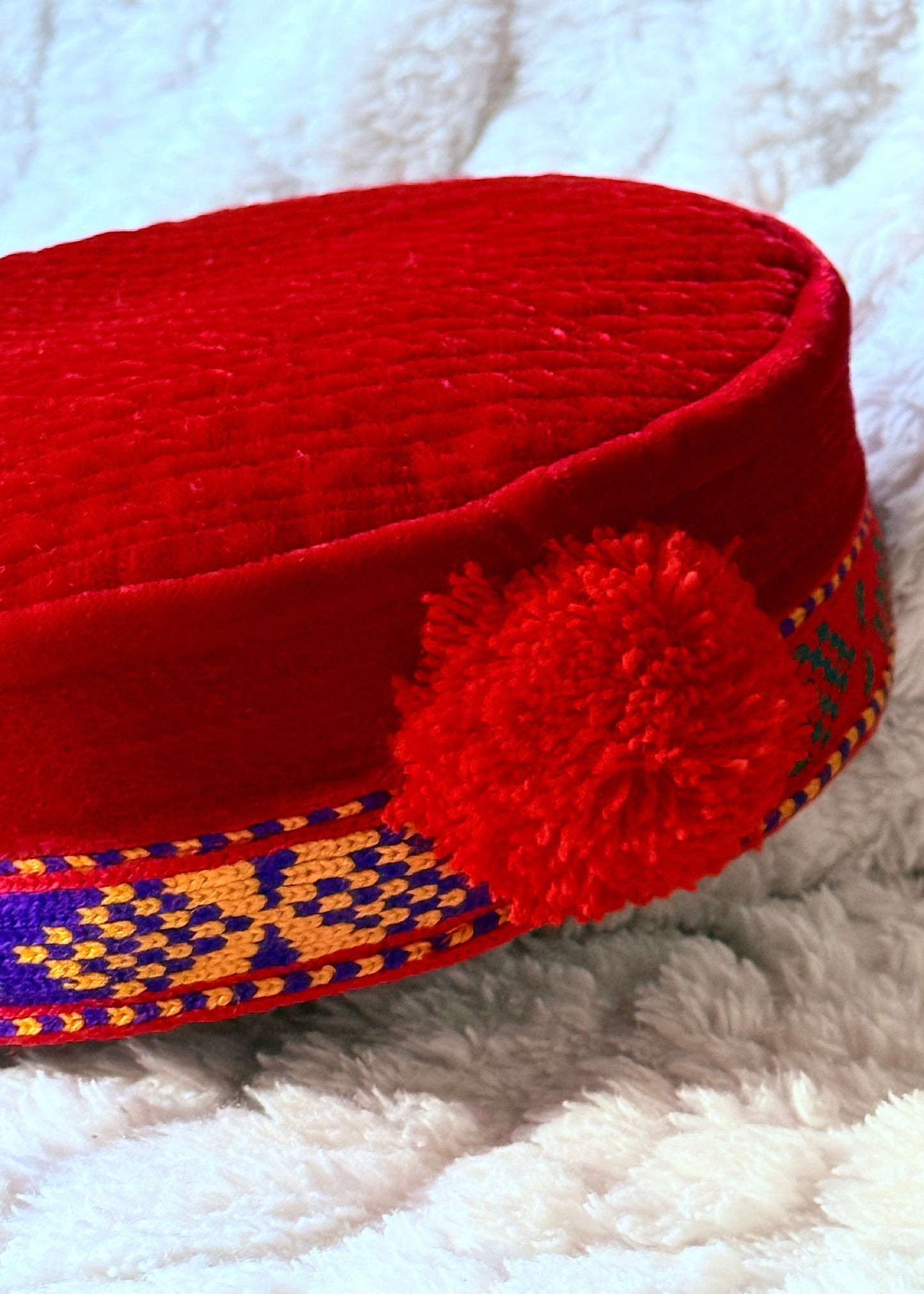 Pamirische traditionelle Mütze/Handgefertigtes Unikat