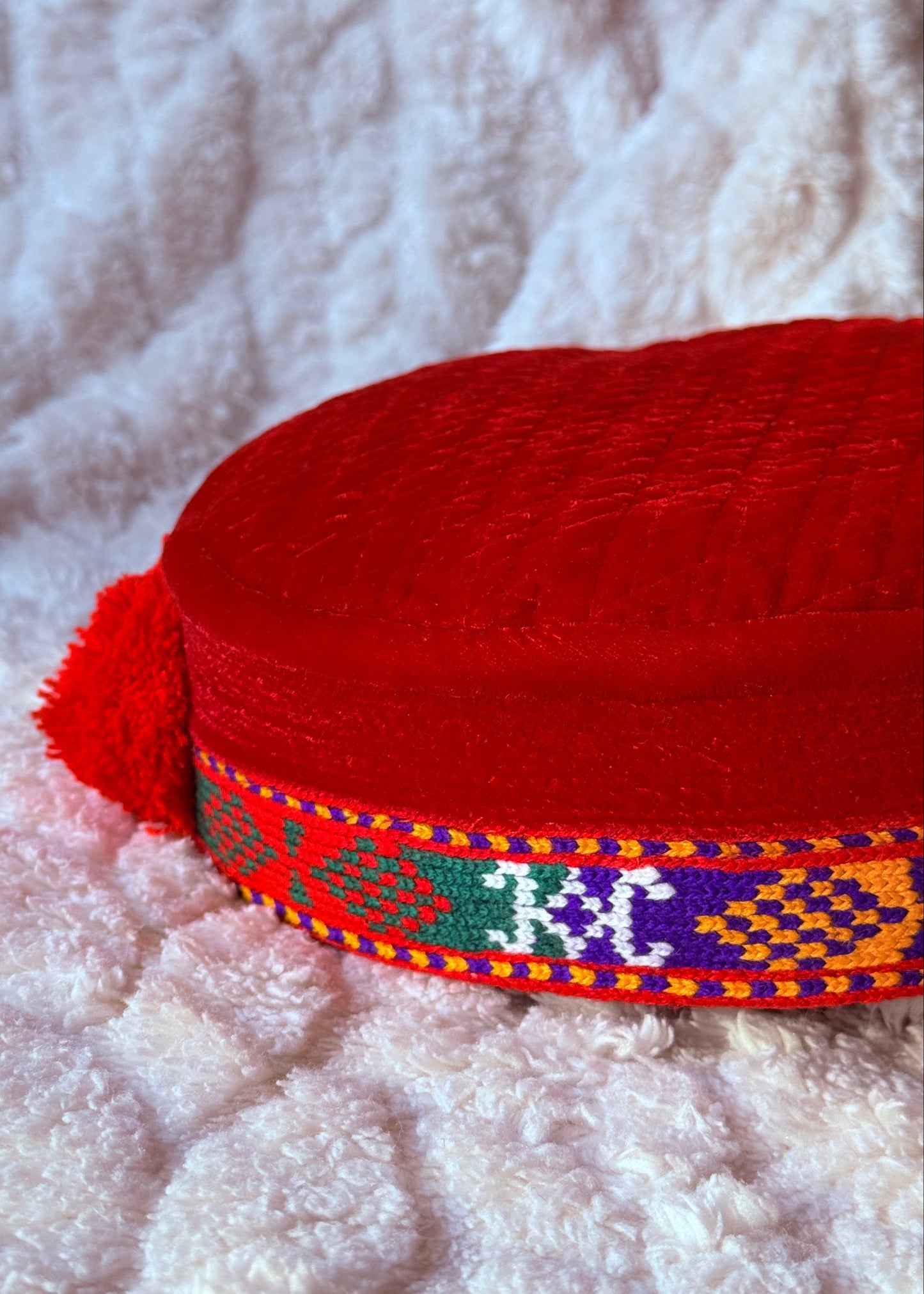 Pamirische traditionelle Mütze/Handgefertigtes Unikat