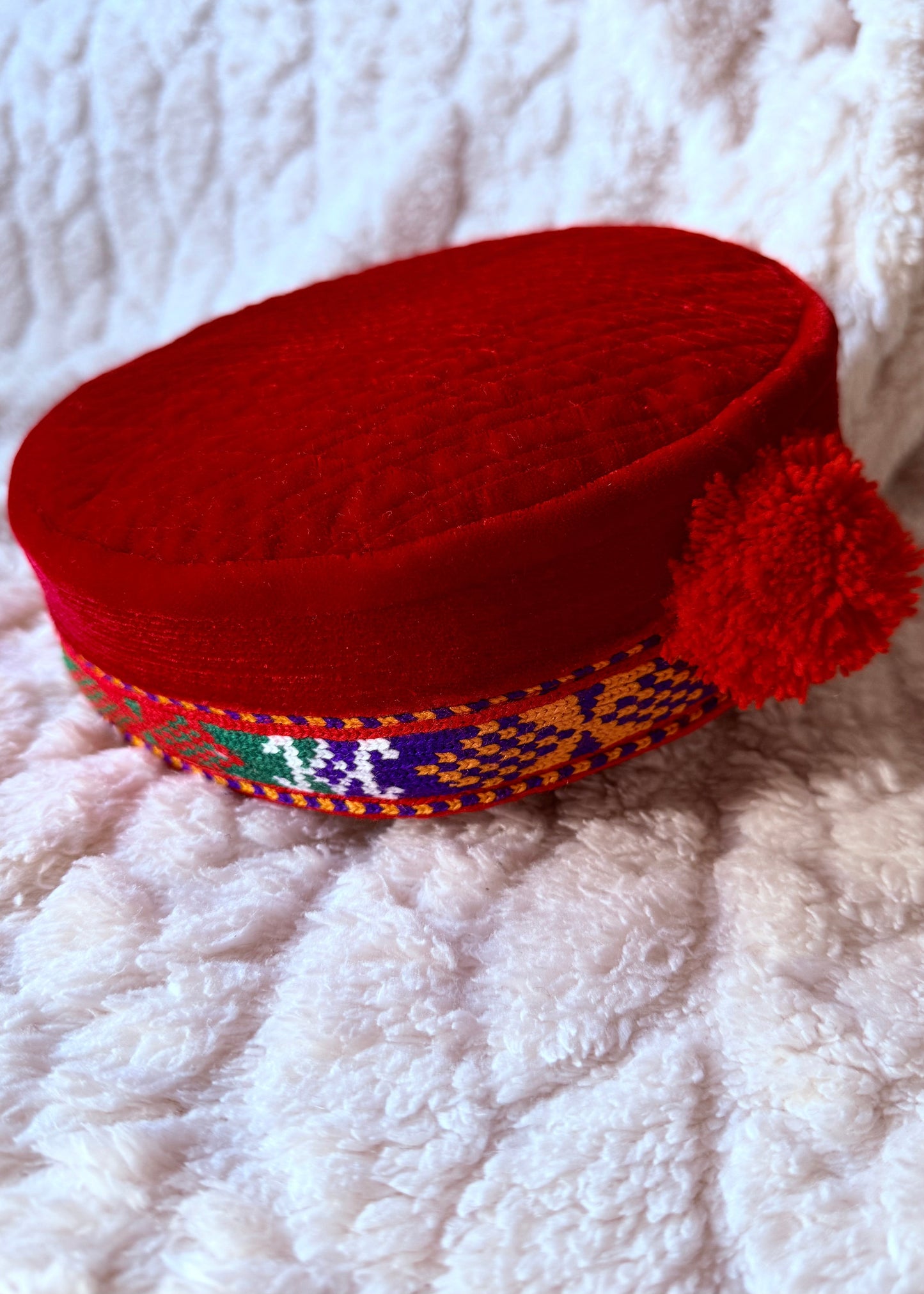 Pamirische traditionelle Mütze/Handgefertigtes Unikat