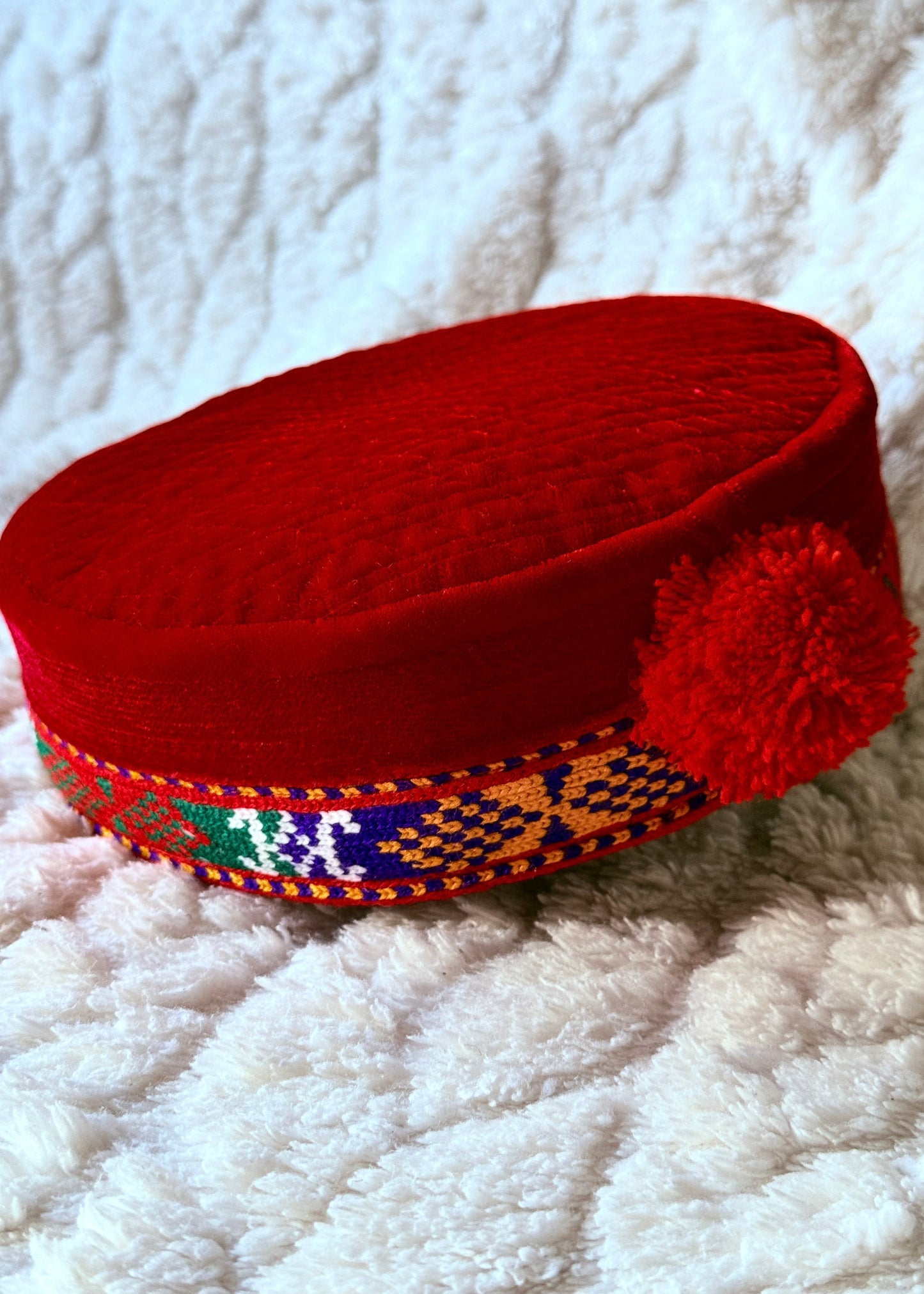 Pamirische traditionelle Mütze/Handgefertigtes Unikat