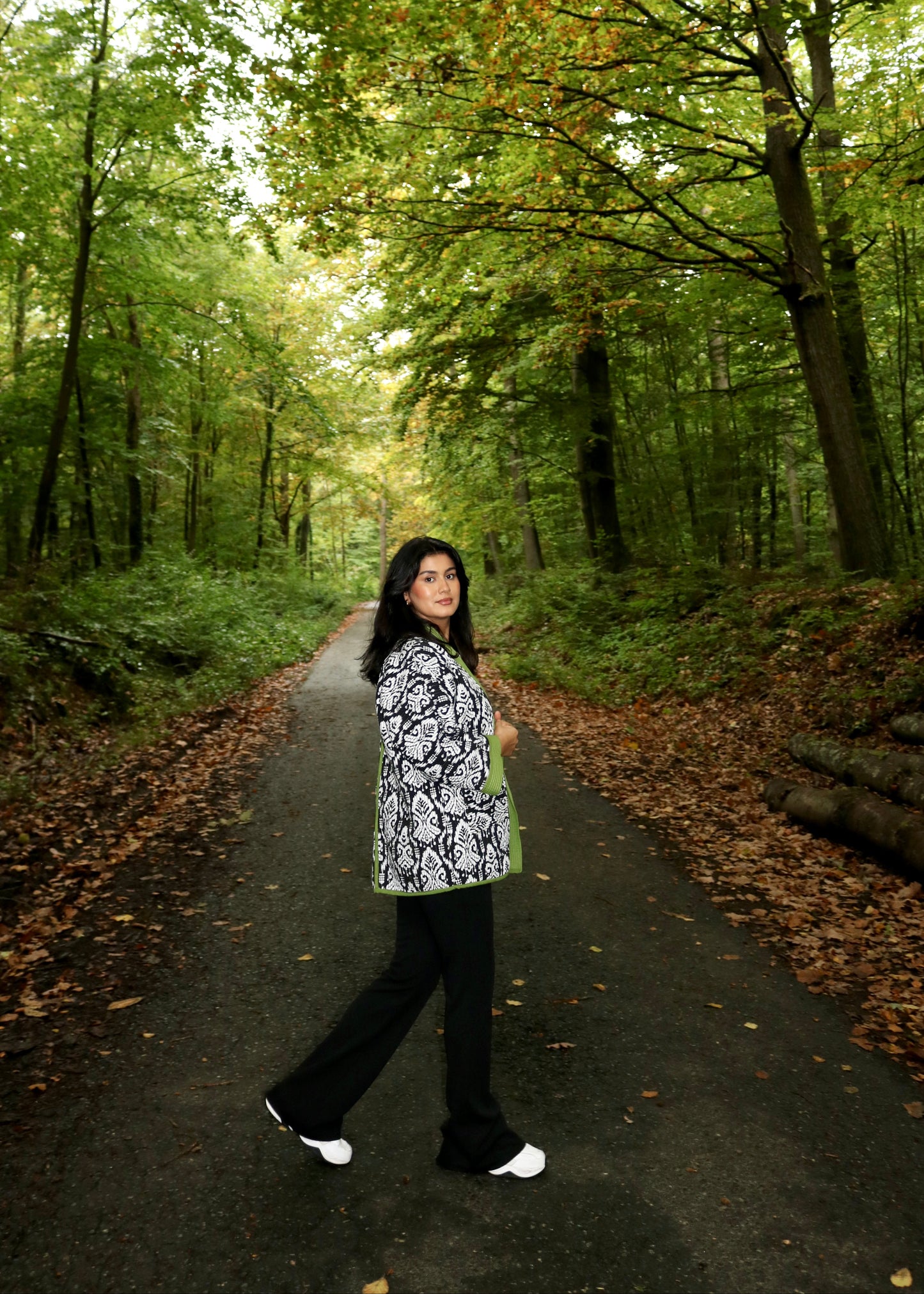 Doppelseitiger Mantel aus Usbekistan (Handarbeit, Baumwolle-Seide, One Size)