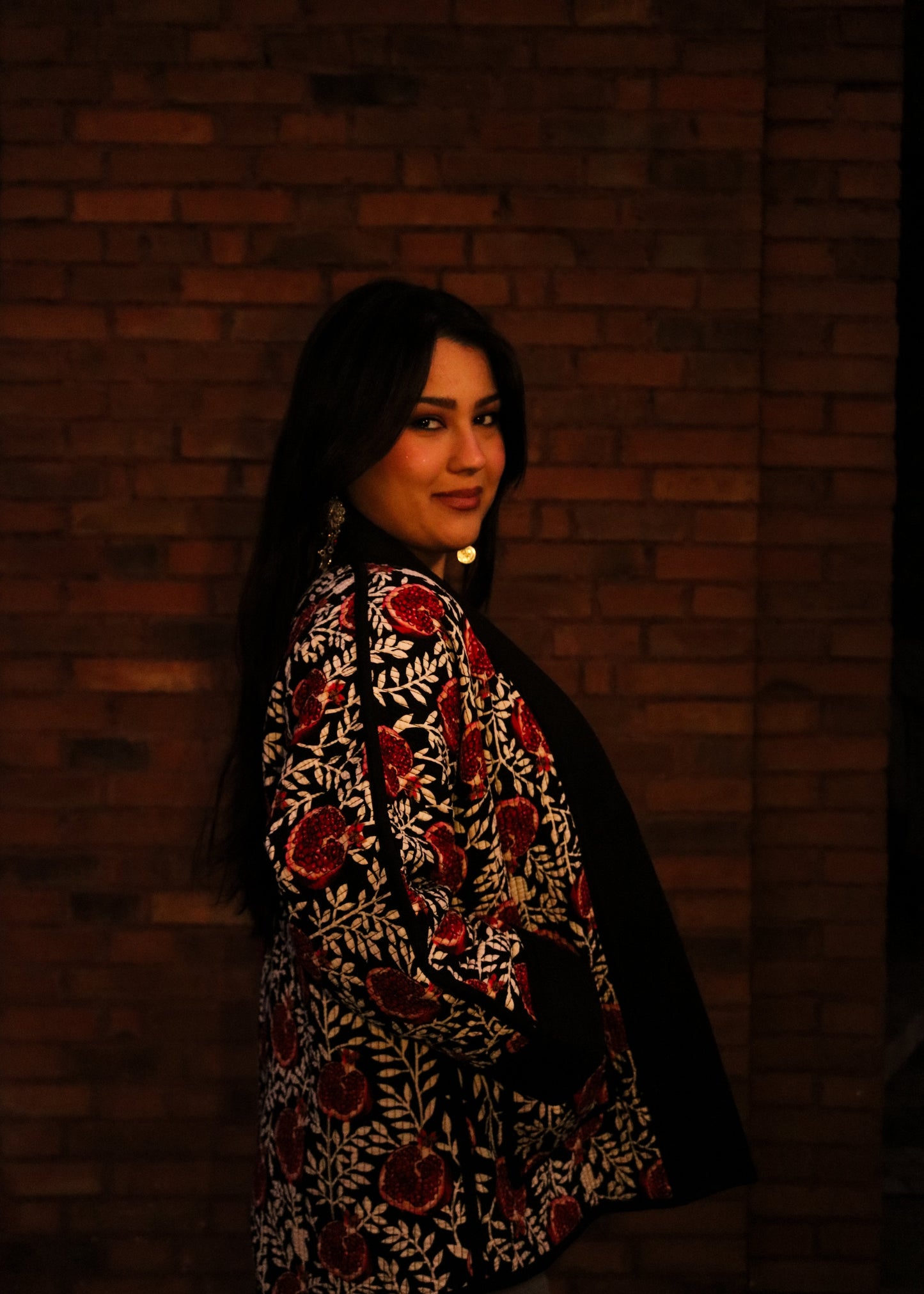 Zweiseitiger Chapan „Black Rose“