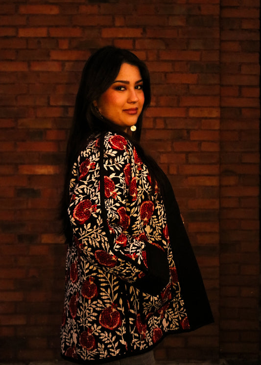 Zweiseitiger Chapan „Black Rose“