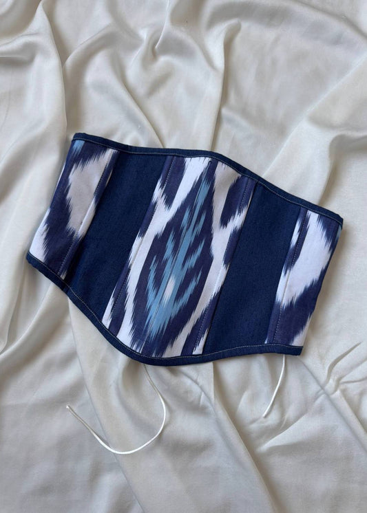 Korsett „Blue Ikat Waist“