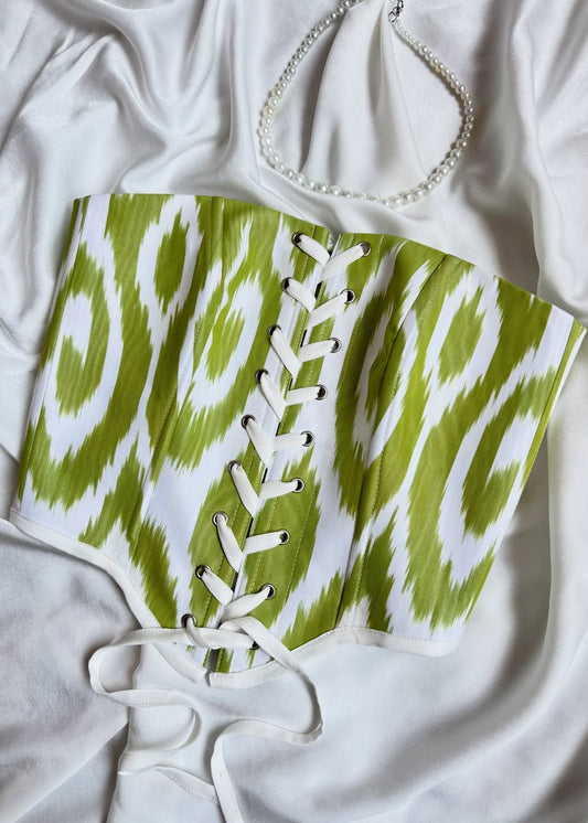 Korsett „Green Ikat Breeze“
